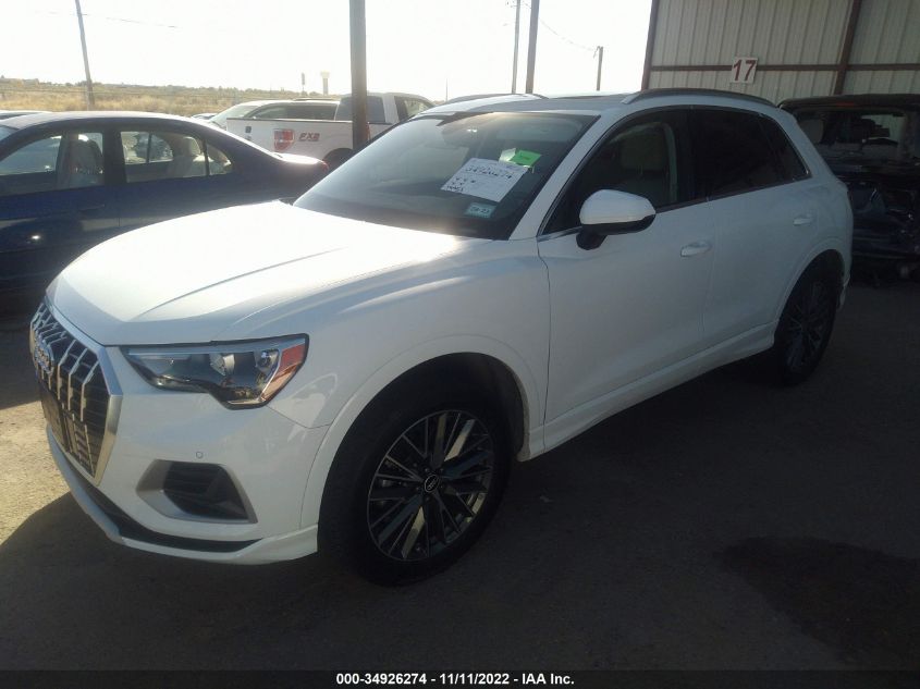 2021 AUDI Q3 PREMIUM VIN: WA1AUCF33M1153381