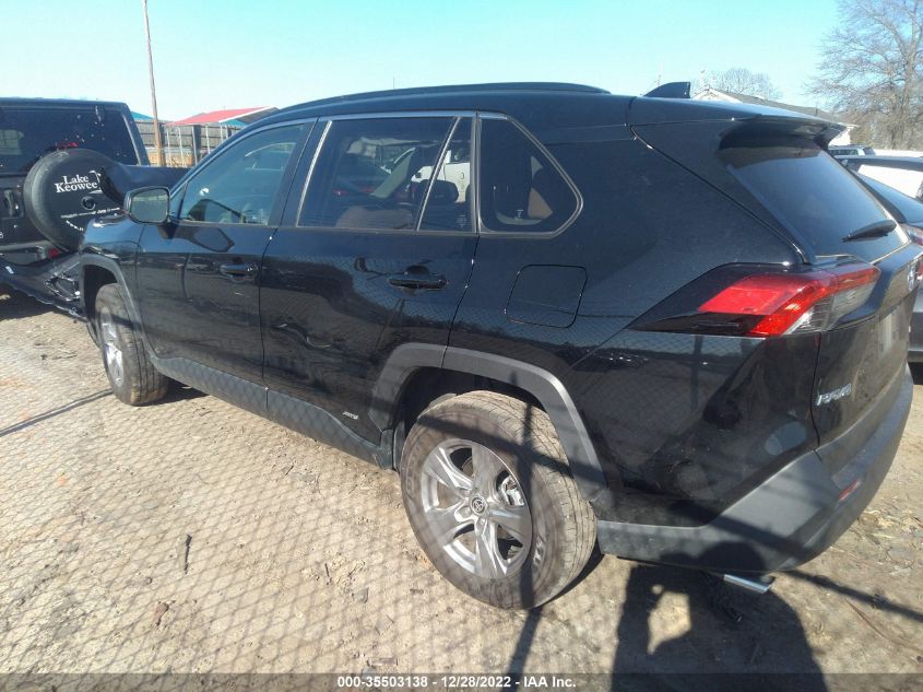 2022 TOYOTA RAV4 HYBRID LE VIN: JTMLWRFV1ND141100