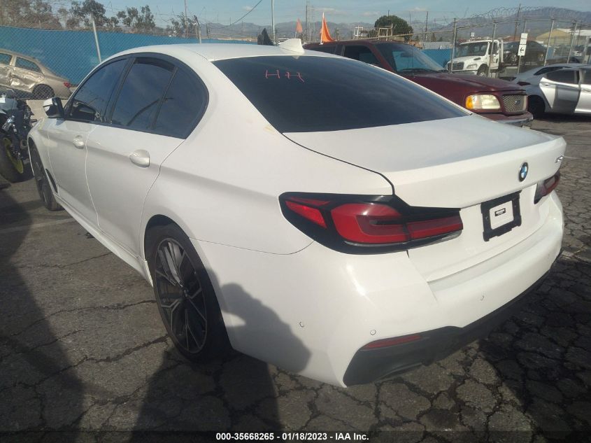 2022 BMW 5 SERIES 540I VIN: WBA53BJ0XNWX61899