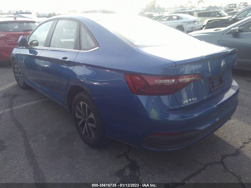 2022 VOLKSWAGEN JETTA S VIN: 3VWCM7BU9NM021151