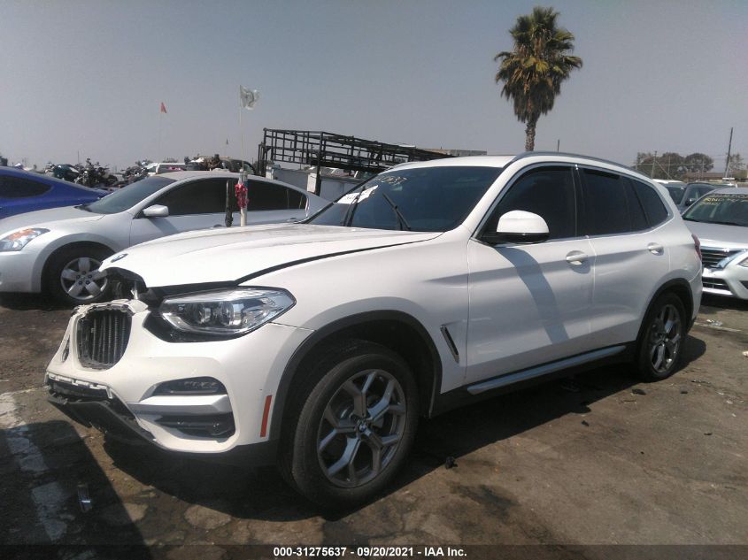 2020 BMW X3 SDRIVE30I VIN: 5UXTY3C01LLU72177