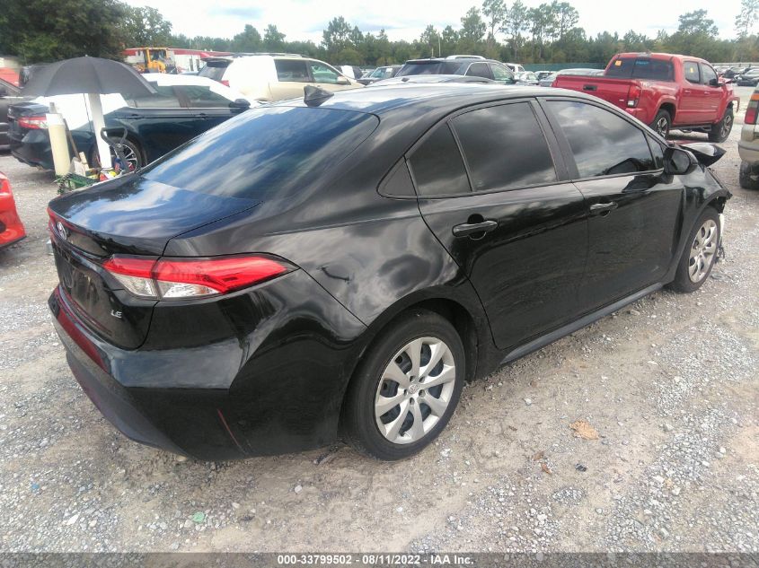 2020 TOYOTA COROLLA LE VIN: 5YFEPRAE9LP088542