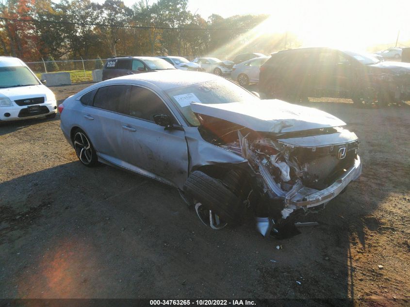 2021 HONDA ACCORD SEDAN SPORT SE VIN: 1HGCV1F48MA062651
