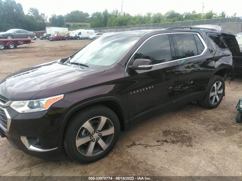 2021 CHEVROLET TRAVERSE LT LEATHER VIN: 1GNEVHKW7MJ246638