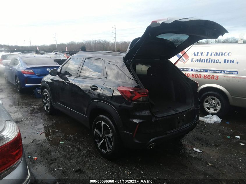 2022 CHEVROLET TRAILBLAZER RS VIN: KL79MTSL5NB036912