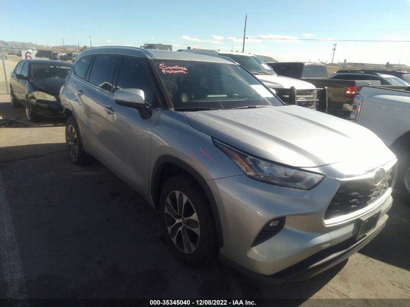 2020 TOYOTA HIGHLANDER XLE VIN: 5TDGZRAH6LS502168