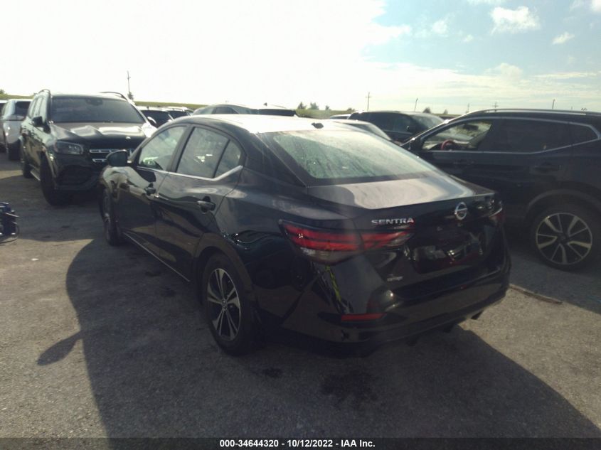 2021 NISSAN SENTRA SV VIN: 3N1AB8CV8MY286408
