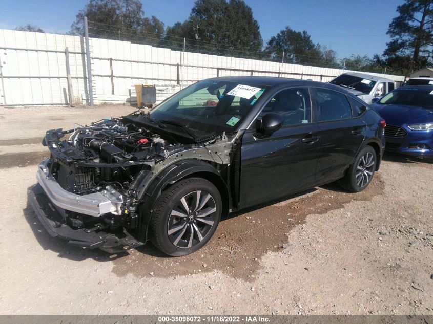 2022 HONDA CIVIC HATCHBACK EX-L VIN: 19XFL1H70NE017694