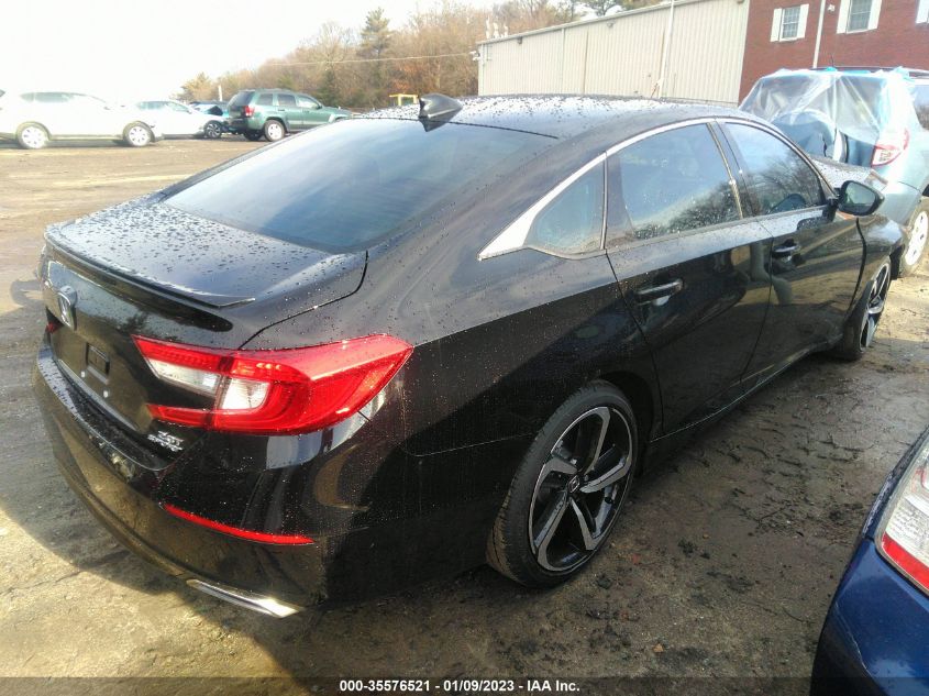 2022 HONDA ACCORD SEDAN SPORT VIN: 1HGCV2F33NA021181
