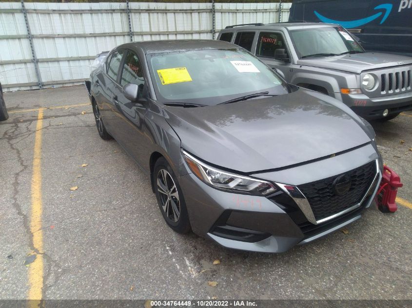 2022 NISSAN SENTRA SV VIN: 3N1AB8CV7NY214519
