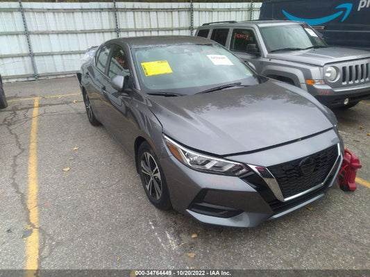 2022 NISSAN SENTRA SV VIN: 3N1AB8CV7NY214519