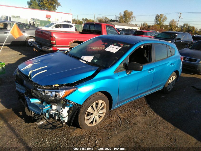 2022 SUBARU IMPREZA VIN: 4S3GTAB6XN3708310