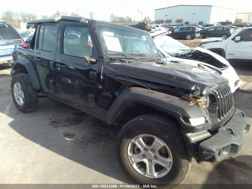 2022 JEEP WRANGLER UNLIMITED SPORT S VIN: 1C4HJXDG4NW166445