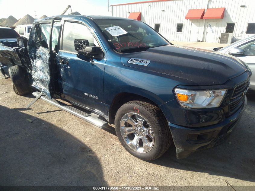 2021 RAM 1500 LONE STAR VIN: 1C6SRFFT2MN505671