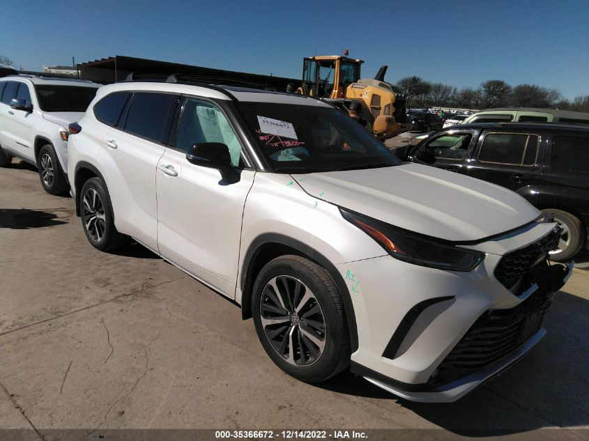 2021 TOYOTA HIGHLANDER XSE VIN: 5TDLZRAH7MS062526
