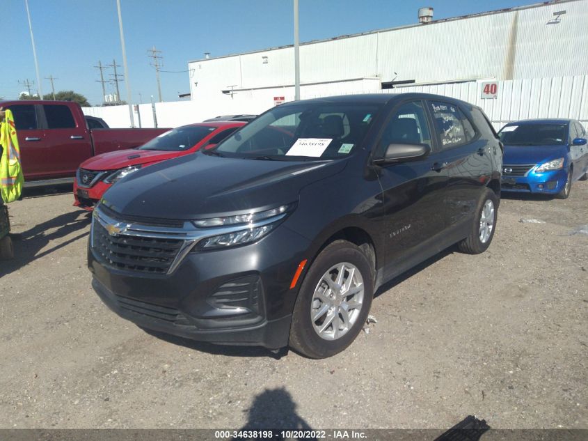 2022 CHEVROLET EQUINOX LS VIN: 3GNAXHEV7NS156823