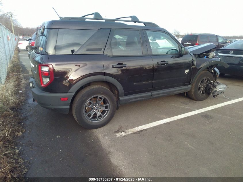 2021 FORD BRONCO SPORT BIG BEND VIN: 3FMCR9B68MRB18551
