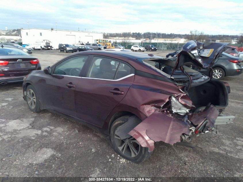 2021 NISSAN SENTRA SV VIN: 3N1AB8CV5MY251180