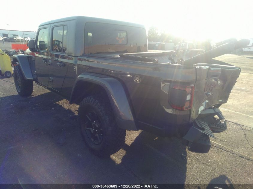 2022 JEEP GLADIATOR MOJAVE VIN: 1C6JJTEG2NL103894