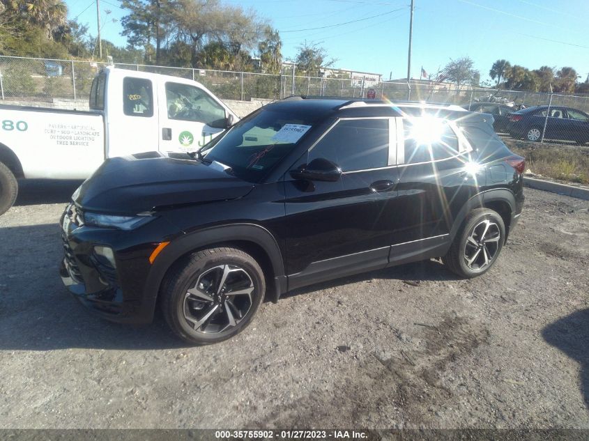 2022 CHEVROLET TRAILBLAZER RS VIN: KL79MTSL6NB056599