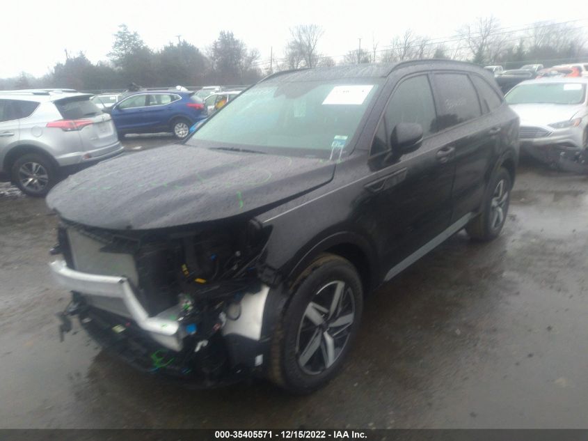 2022 KIA SORENTO S VIN: 5XYRL4LCXNG145432