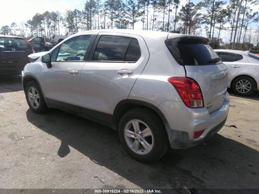 2022 CHEVROLET TRAX LS VIN: KL7CJKSM9NB544642