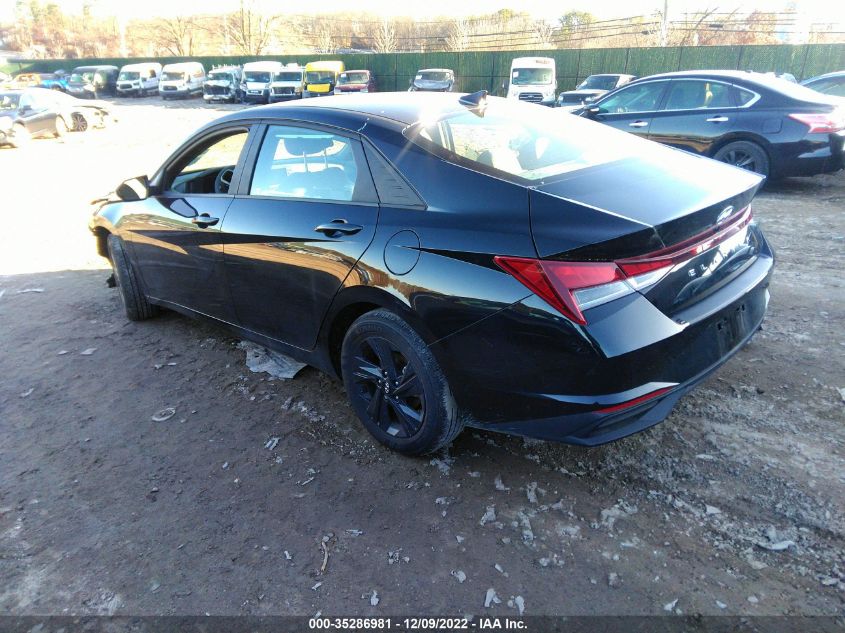 2022 HYUNDAI ELANTRA SEL VIN: KMHLM4AG2NU260187