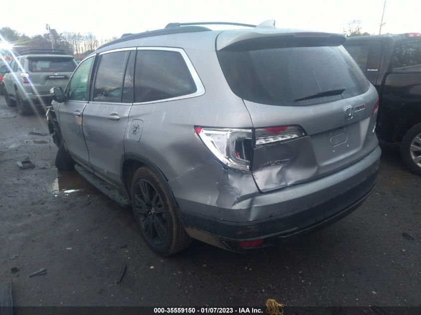 2022 HONDA PILOT SPECIAL EDITION VIN: 5FNYF6H21NB074384