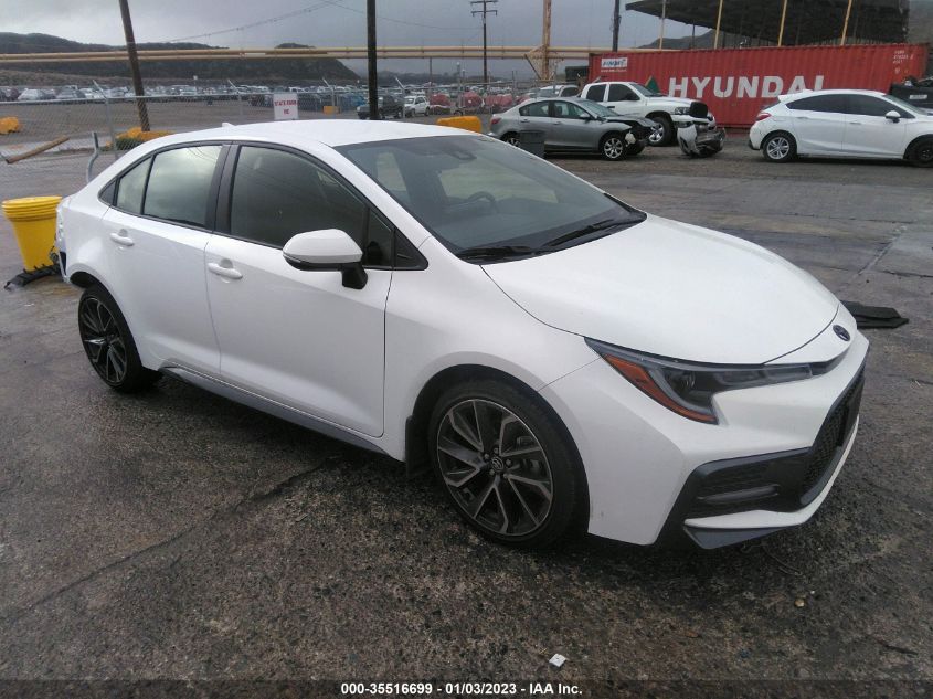 2022 TOYOTA COROLLA SE/SE NIGHTSHADE/APEX SE VIN: JTDS4MCE4N3513169