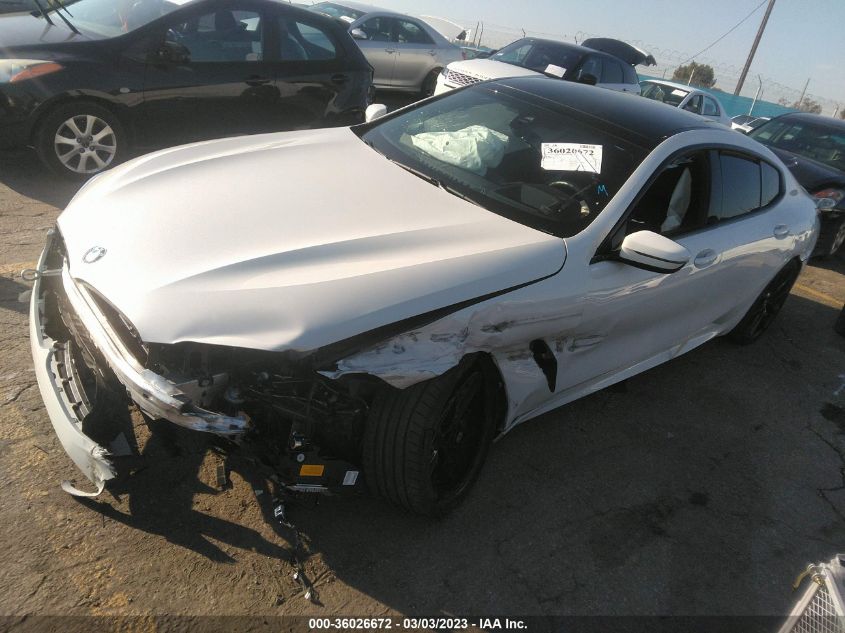 2022 BMW 8 SERIES M850I VIN: WBAGV8C01NCJ74706