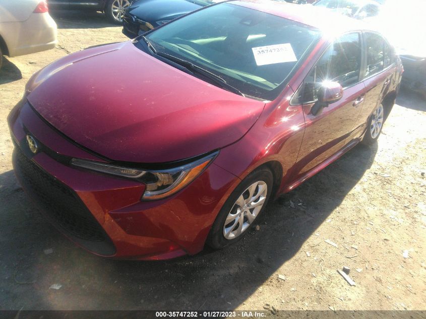 2022 TOYOTA COROLLA LE VIN: 5YFEPMAE9NP370685