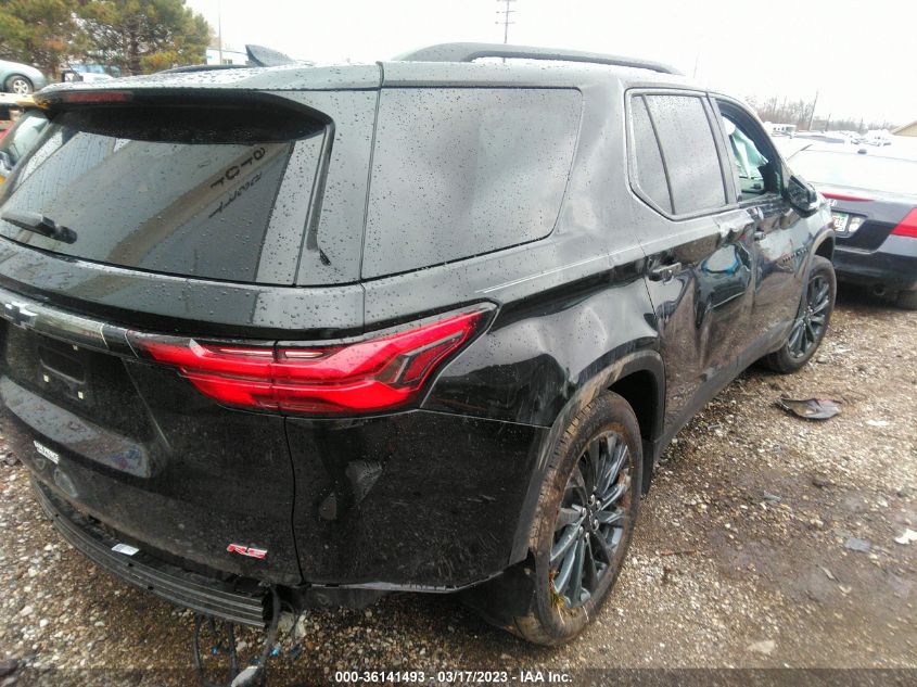 2022 CHEVROLET TRAVERSE RS VIN: 1GNEVJKW1NJ176899