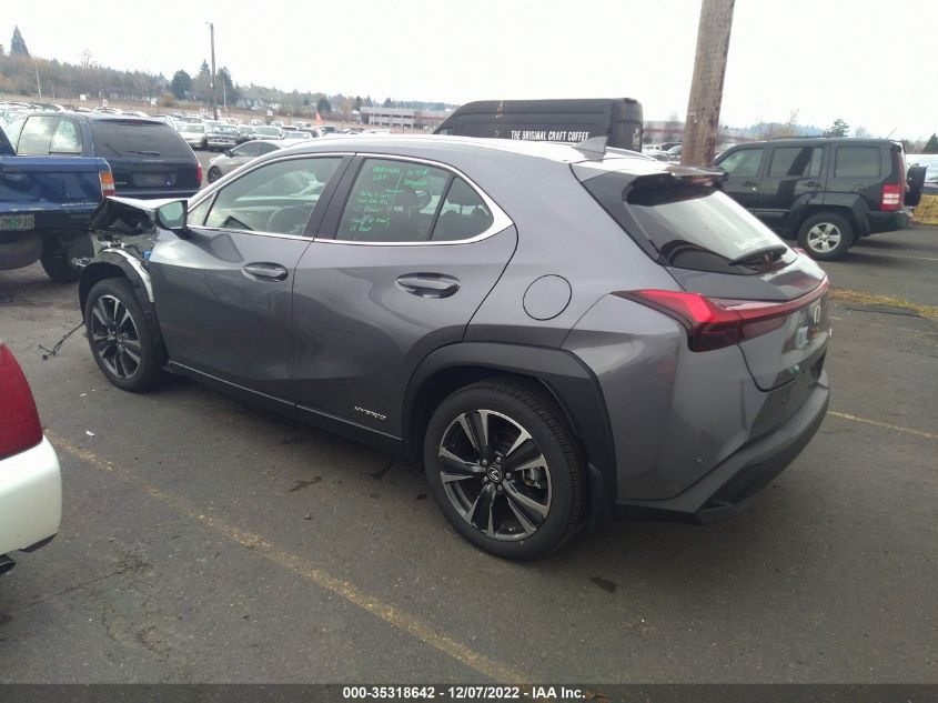 2021 LEXUS UX UX 250H VIN: JTHP9JBH8M2051865