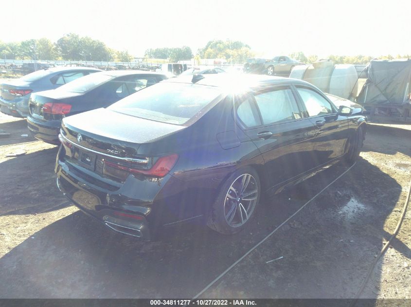 2022 BMW 7 SERIES 740I XDRIVE VIN: WBA7T4C03NCJ51023