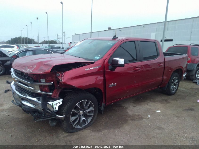 2021 CHEVROLET SILVERADO 1500 LT VIN: 3GCPWCED1MG286341