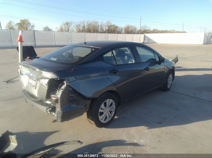 2022 NISSAN VERSA S VIN: 3N1CN8DV2NL821360