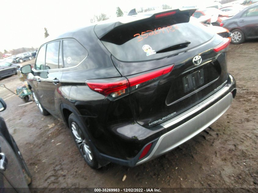 2021 TOYOTA HIGHLANDER PLATINUM VIN: 5TDFZRBH4MS094409