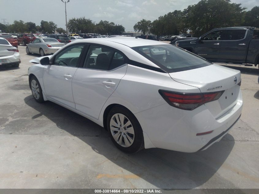 2020 NISSAN SENTRA S VIN: 3N1AB8BV9LY267978