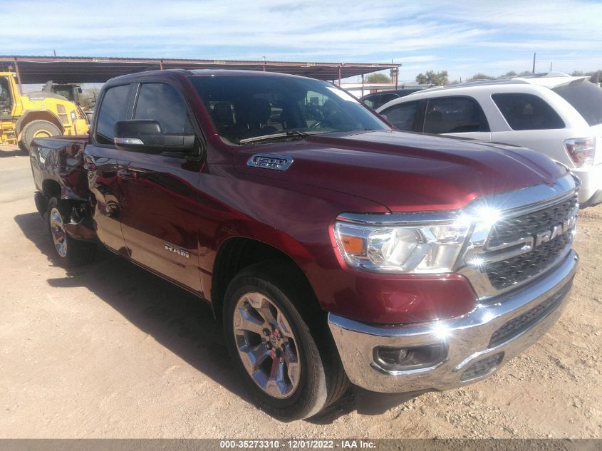 2022 RAM 1500 BIG HORN VIN: 1C6RREBT0NN231385