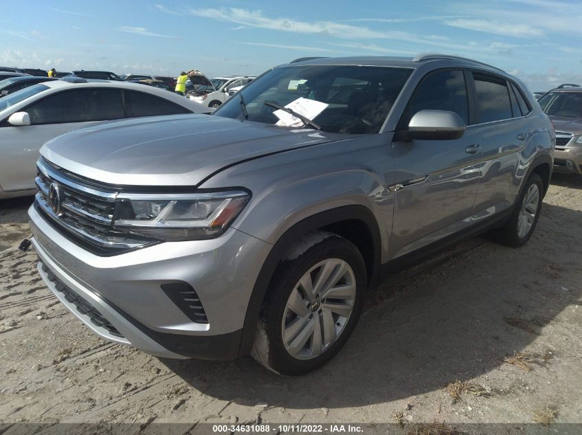 2021 VOLKSWAGEN ATLAS CROSS SPORT 3.6L V6 SE W/TECHNOLOGY VIN: 1V2JE2CA0MC241596