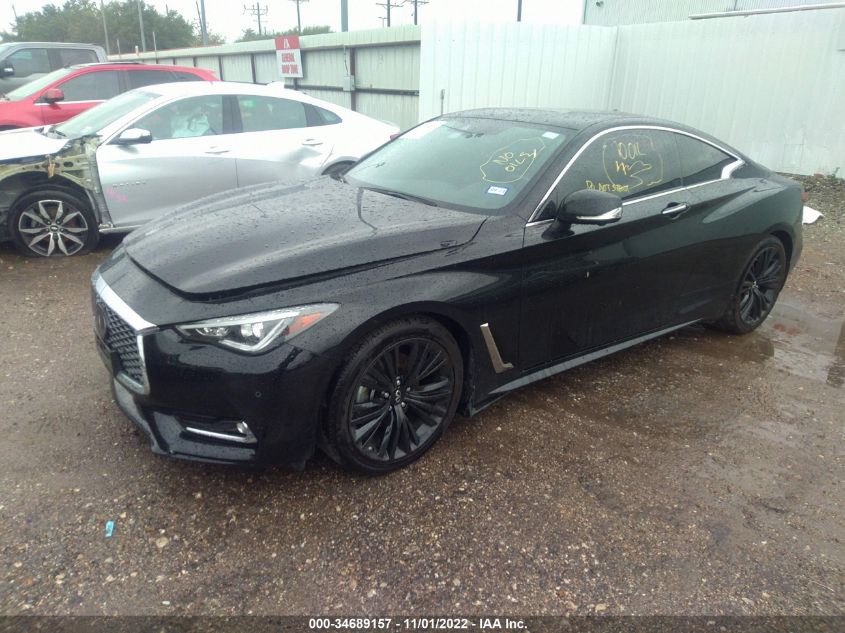 2021 INFINITI Q60 3.0T LUXE VIN: JN1EV7KKXMM410966