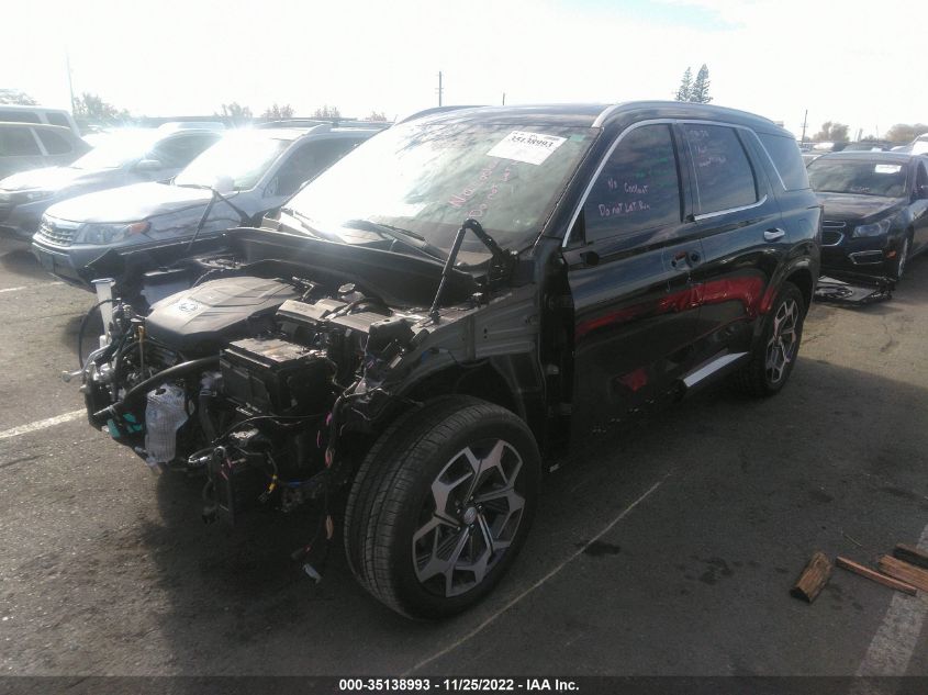 2022 HYUNDAI PALISADE CALLIGRAPHY VIN: KM8R7DHE8NU484778