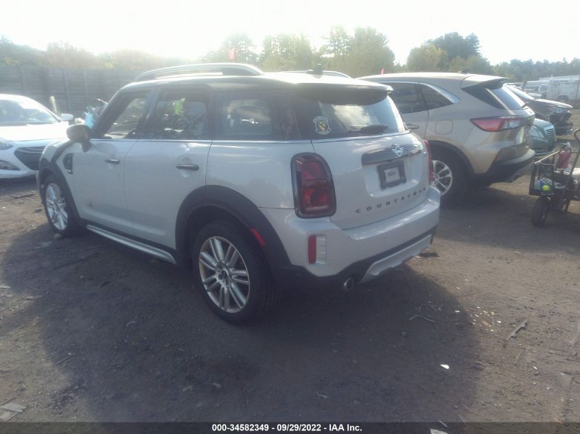 2021 MINI COUNTRYMAN COOPER S VIN: WMZ83BR07M3N09404