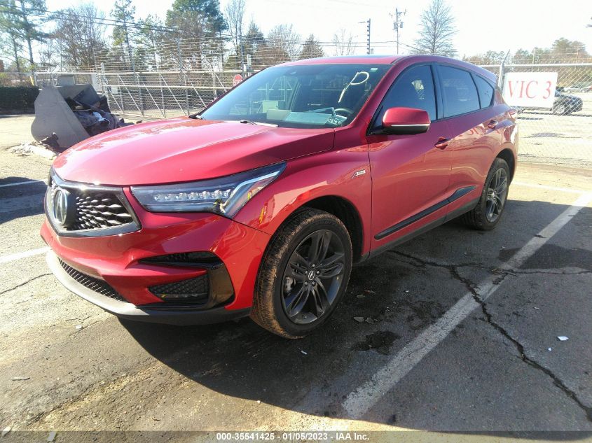 2021 ACURA RDX W/A-SPEC PACKAGE VIN: 5J8TC1H61ML021562
