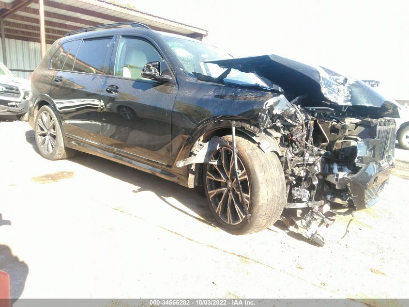 2021 BMW X7 XDRIVE40I VIN: 5UXCW2C08M9D77312