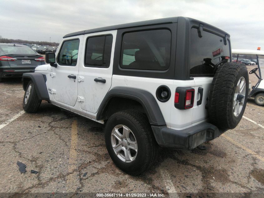 2021 JEEP WRANGLER UNLIMITED SPORT S VIN: 1C4HJXDN6MW525565