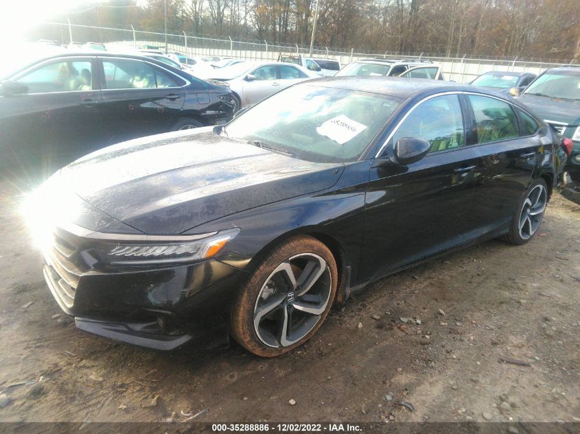 2022 HONDA ACCORD SEDAN SPORT SE VIN: 1HGCV1F42NA003970