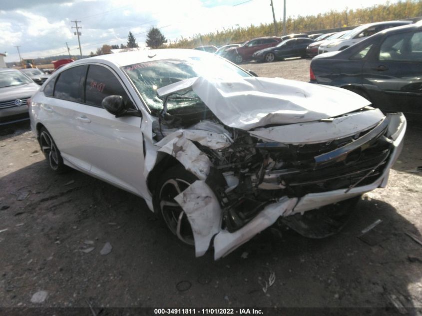 2022 HONDA ACCORD SEDAN SPORT VIN: 1HGCV1F31NA043125