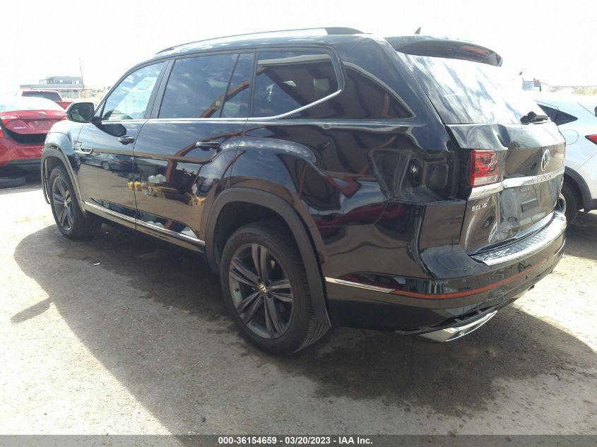 2022 VOLKSWAGEN ATLAS 3.6L V6 SEL R-LINE VIN: 1V2AR2CA6NC510271