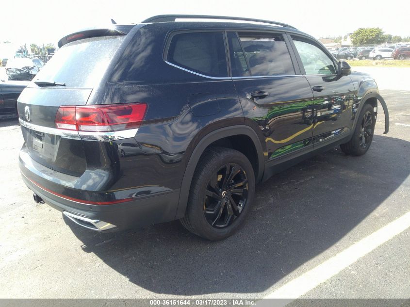2022 VOLKSWAGEN ATLAS 3.6L V6 SE W/TECHNOLOGY VIN: 1V2JR2CA8NC563327